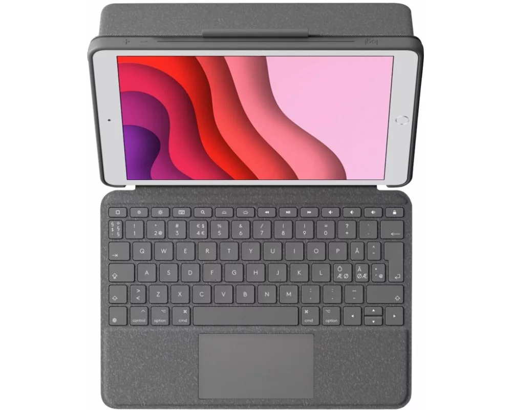 Logitech Combo Touch Keyboard and folio case with trackpad backlit Apple Smart connector QWERTY (PAN)