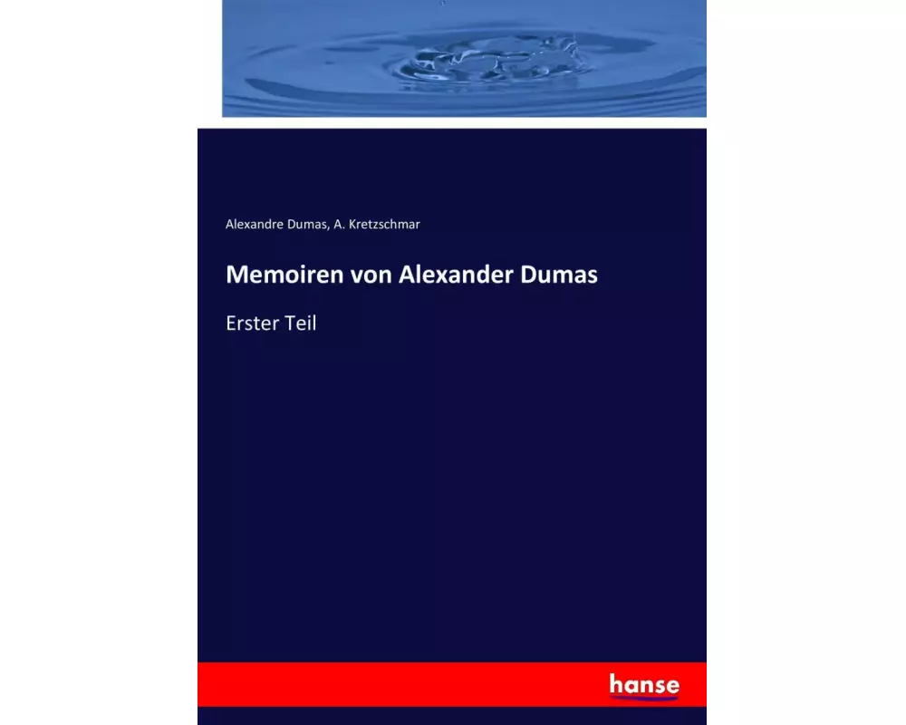 Memoiren von Alexander Dumas