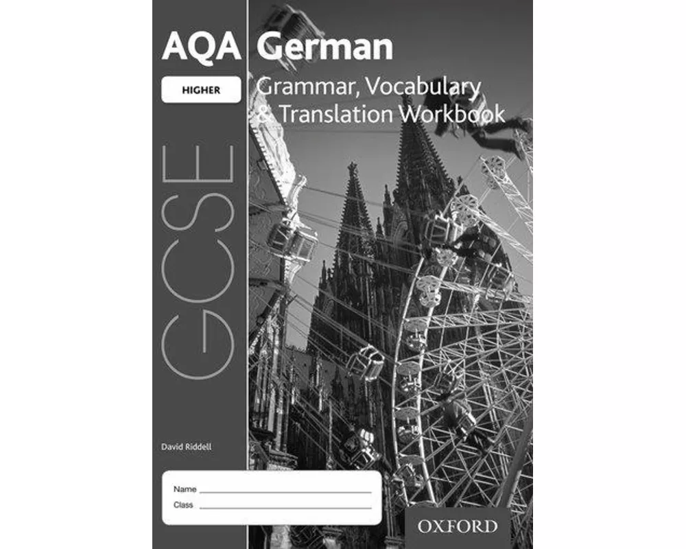 AQA GCSE German Higher Grammar, Vocabulary & Translation Workbook for the 2016 specification (Pack of 8)