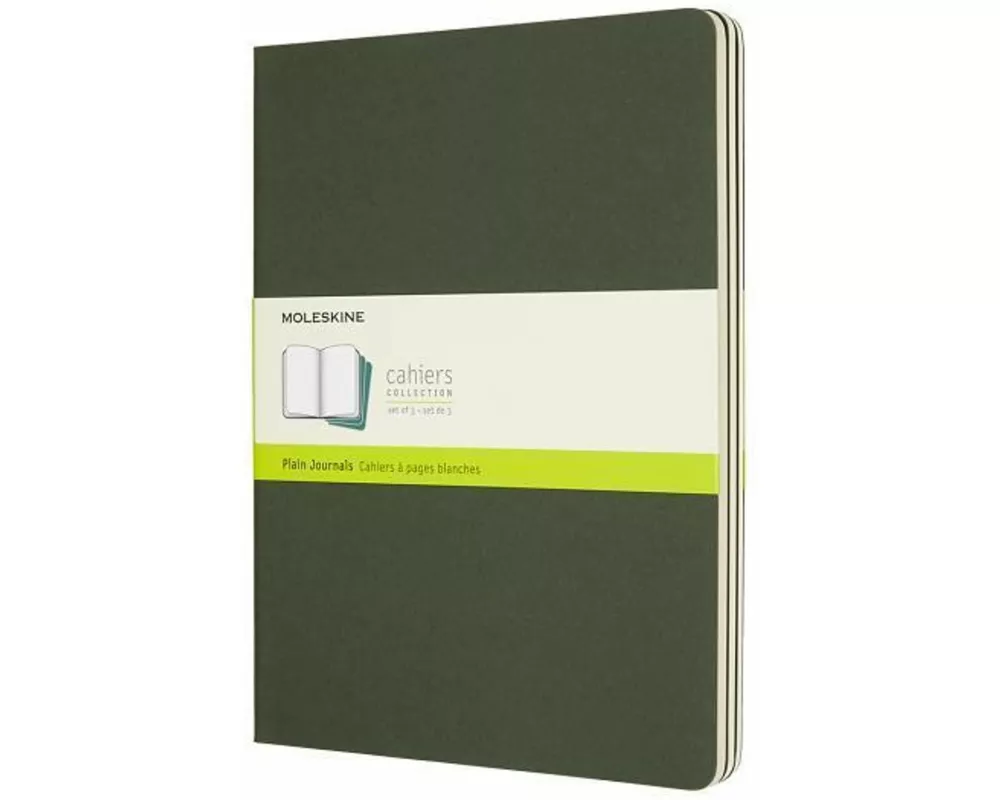 Moleskine Myrtle Grn X Lrg Cahier Jrnl 3