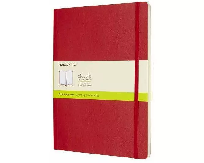 Moleskine Scrlet Red x Lrg Pln Ntbk Sft