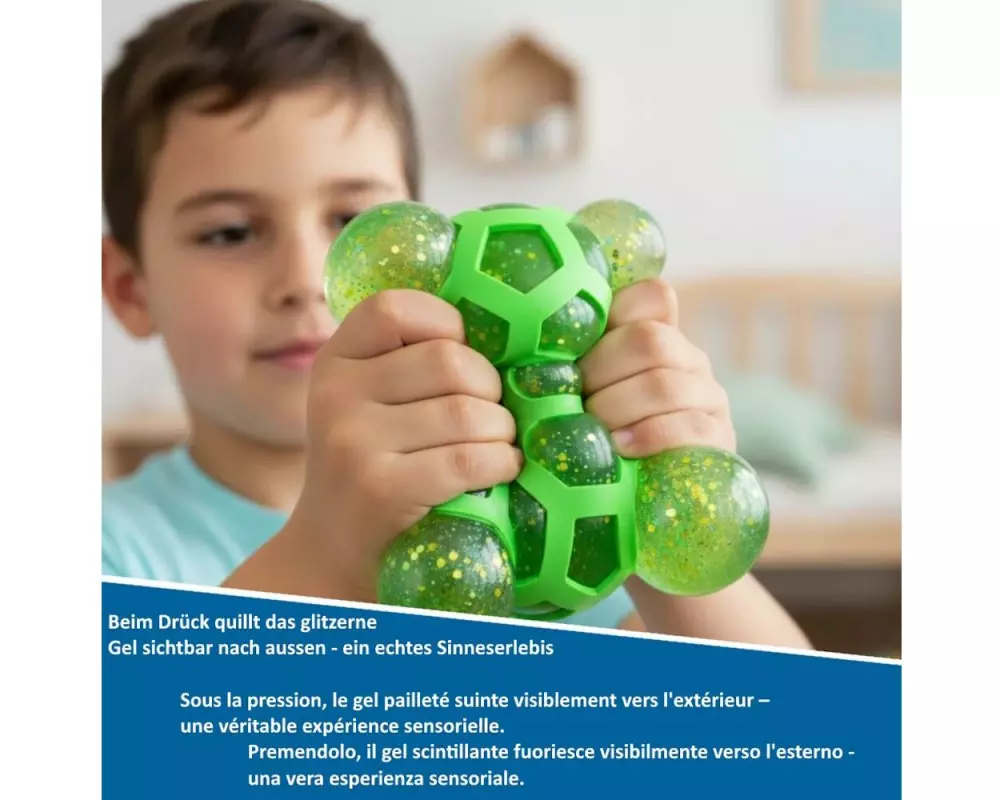alldoro Stress Ball XXL Mesh Squishy grün 11 cm