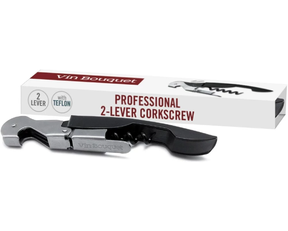 Vin Bouquet Kellnermesser Professional Schwarz