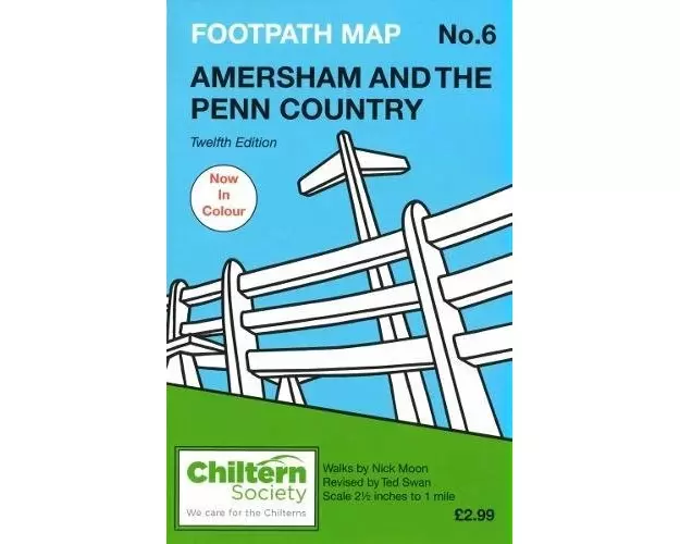 Chiltern Society Footpath Map No. 6 - Amersham and the Penn Country