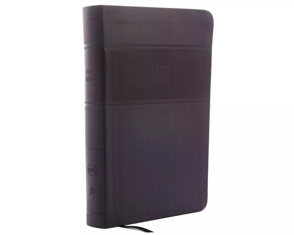 KJV Holy Bible: Personal Size Giant Print with 43,000 Cross References, Black Leathersoft, Red Letter, Comfort Print: King James Version