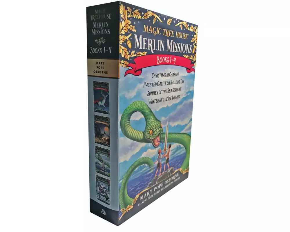 Magic Tree House Merlin Missions Books 1-4 Boxed Set