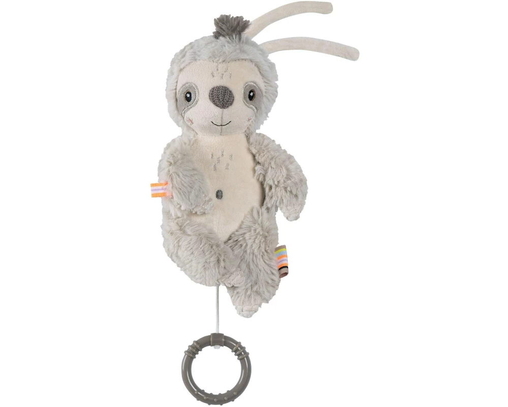 fehn Mini-Spieluhr Faultier Lazy, Crazy und Pink