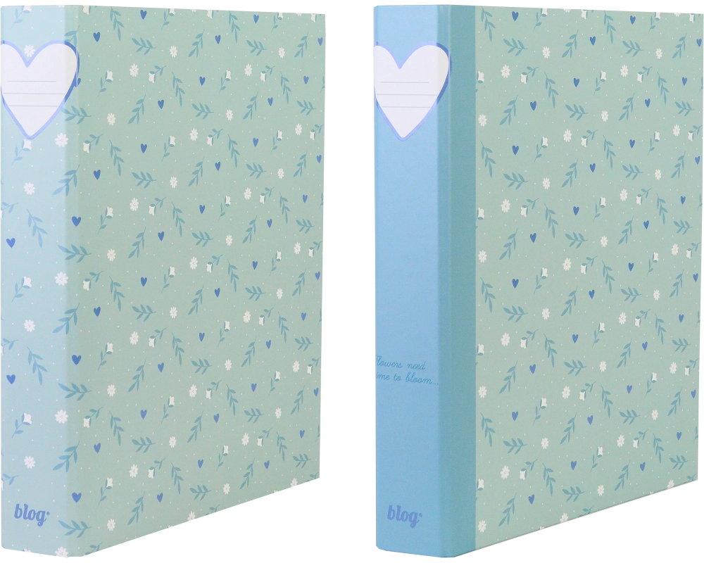 ANCOR Ringbuch A4 117714 B'LOG SWEET BLUE, 2 Ringe