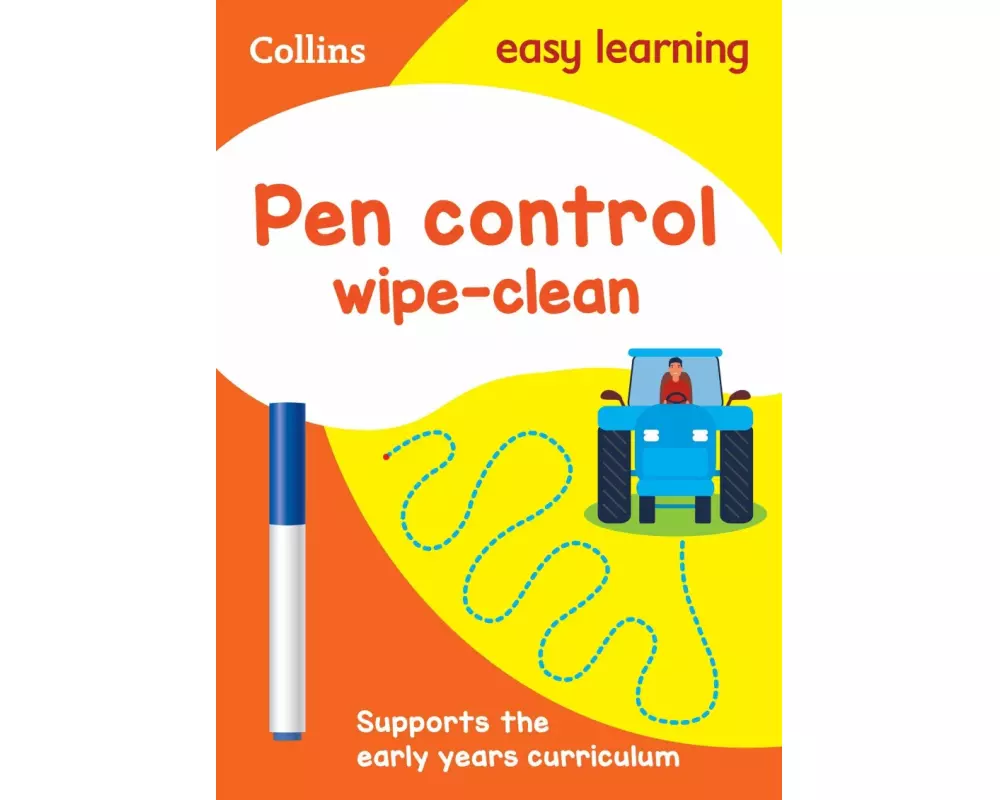 Pen Control Age 3-5 Wipe Clean Activity Book
