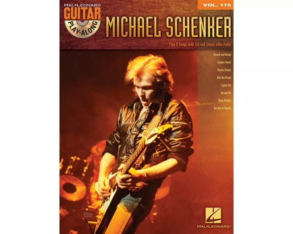 Michael Schenker - Guitar Play-Along Volume 175 Book/Online Audio