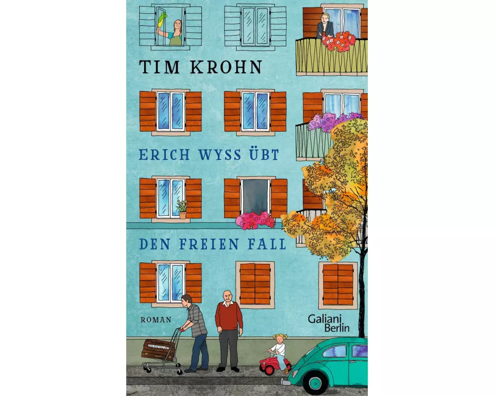 Erich Wyss übt den freien Fall