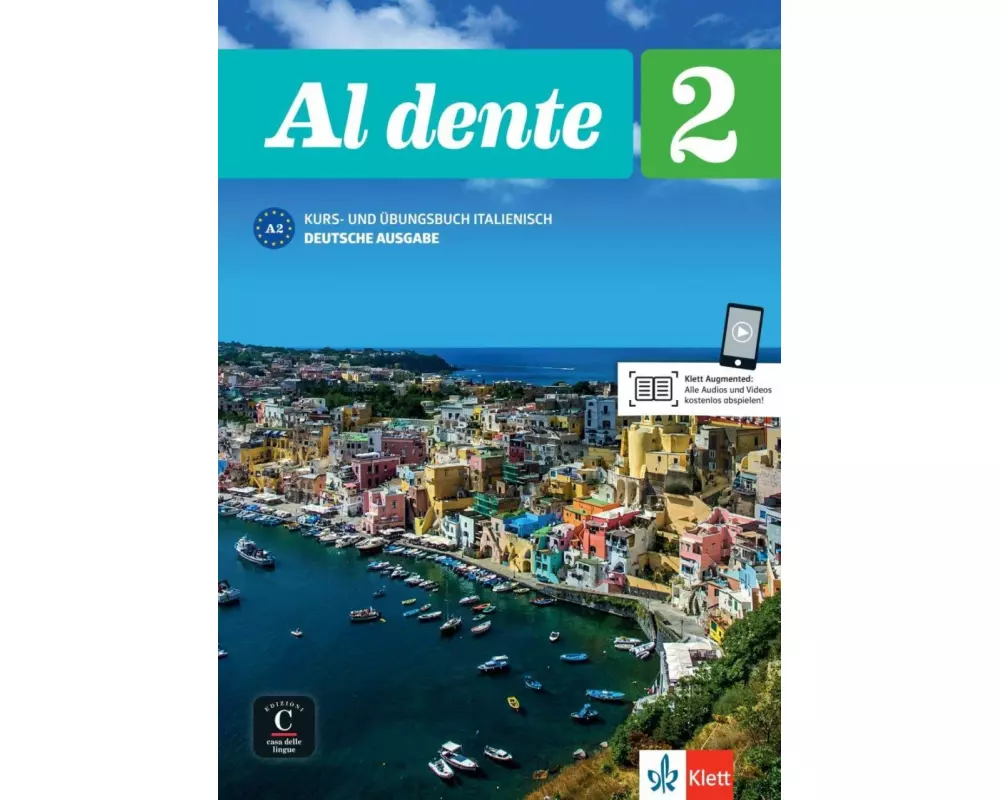 Al dente A2. Deutsche Ausgabe. Kurs- und Übungsbuch + Audio-CD + DVD