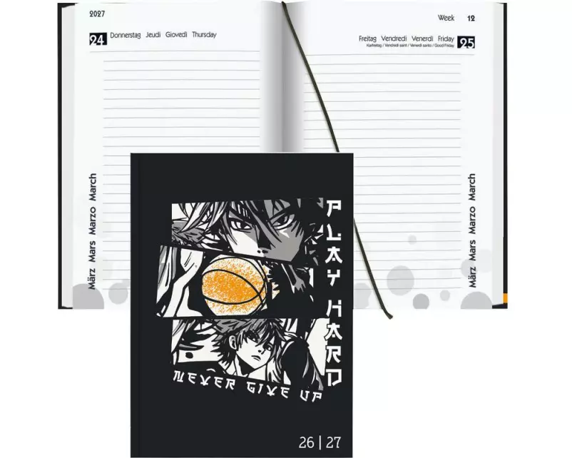 Biella Schulagenda mydiary 2026/27 Anime, 12 x 16.5 cm