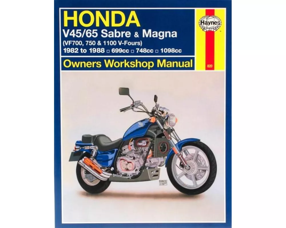 Honda V45/65 Sabre & Magna (82 - 88) Haynes Repair Manual