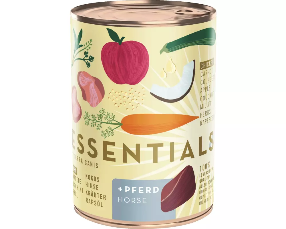 Terra Canis Nassfutter Essential 8 Huhn & Pferd, 385 g