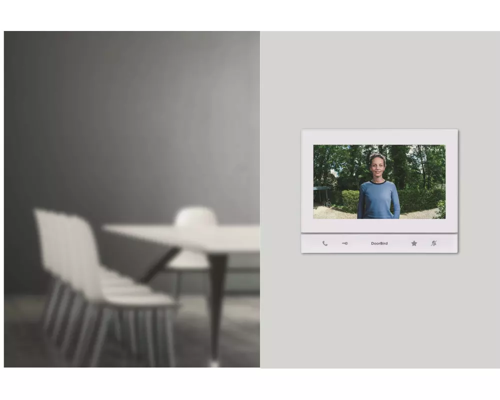 Doorbird IP Video Innenstation A1103 Polar White Edition