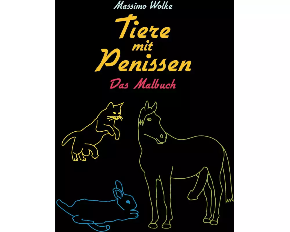 Tiere mit Penissen - Das Malbuch
