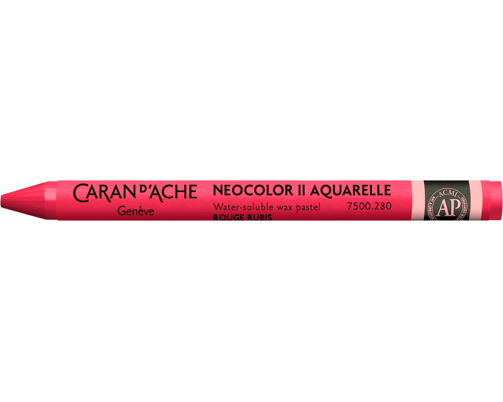 CARAN D'ACHE Wachsmalkreide Neocolor II 7500.280 rubinrot