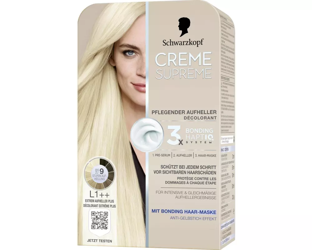 Schwarzkopf Creme Supreme Haarcoloration Creme Supreme L1++ Extrem Aufheller Plus