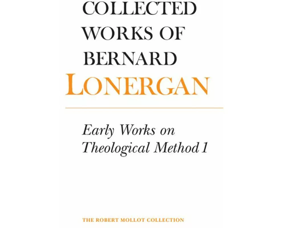 Early Works on Theological Method 1