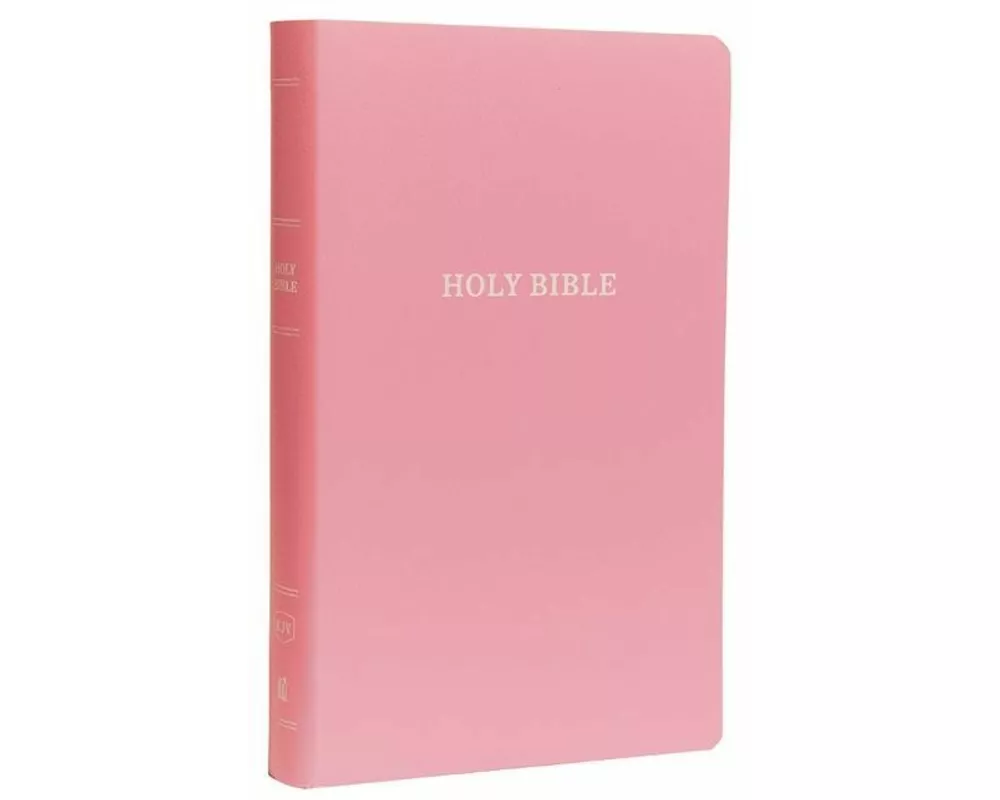 KJV Holy Bible: Gift and Award, Pink Leather-Look, Red Letter, Comfort Print: King James Version