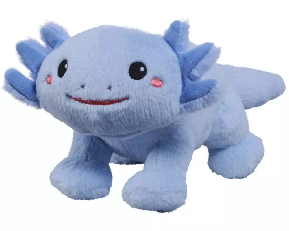 Bauer Plüsch Axolotl 20 cm Blau