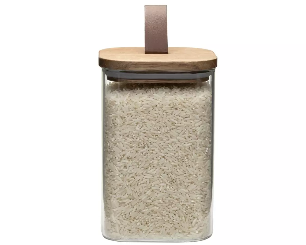 COCON Vorratsdose eckig 1 l, Transparent