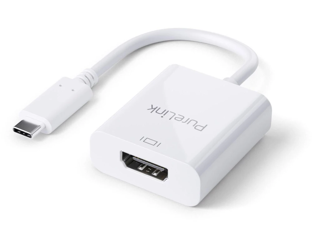 PureLink Adapter USB Type-C – HDMI 4K/60Hz, Weiss, Premium