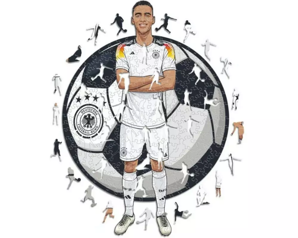 Iconic Puzzle Puzzle Jamal Musiala (Deutsche Nationalmannschaft)