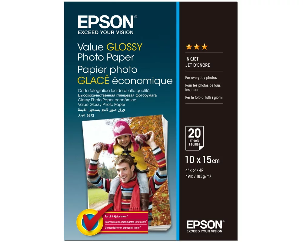 Epson Value Photo Paper 10x15cm 20 sheets