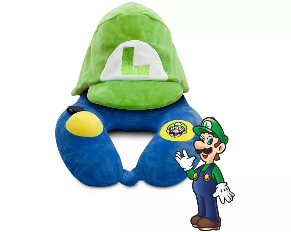 Travelmall Luigi Nackenkissen Aufblasbares Nackenkissen Luigi Design