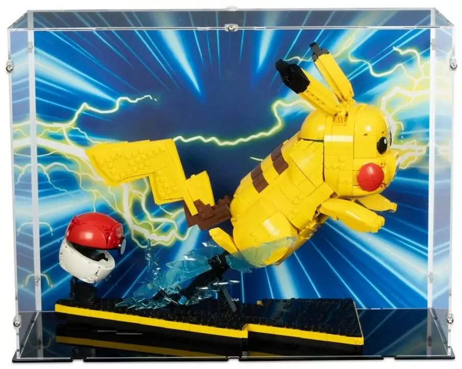 iDisplayit Acryl-Display für LEGO 72152 Pokémon Pikachu und Pokéball