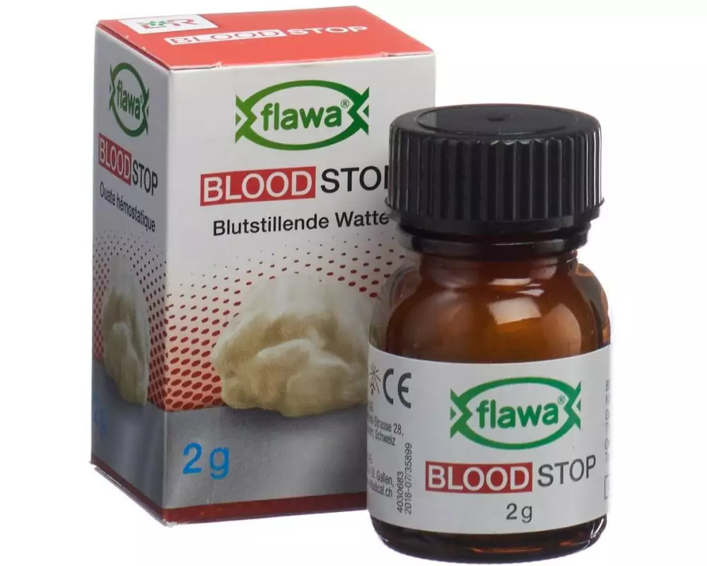 FLAWA Blutstillende Watte steril Blood Stop 2 g