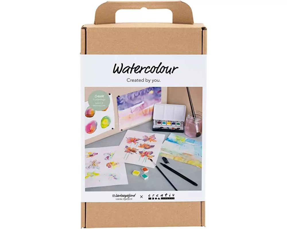 Creativ Company Wasserfarbe Bastelset , Mehrfarbig