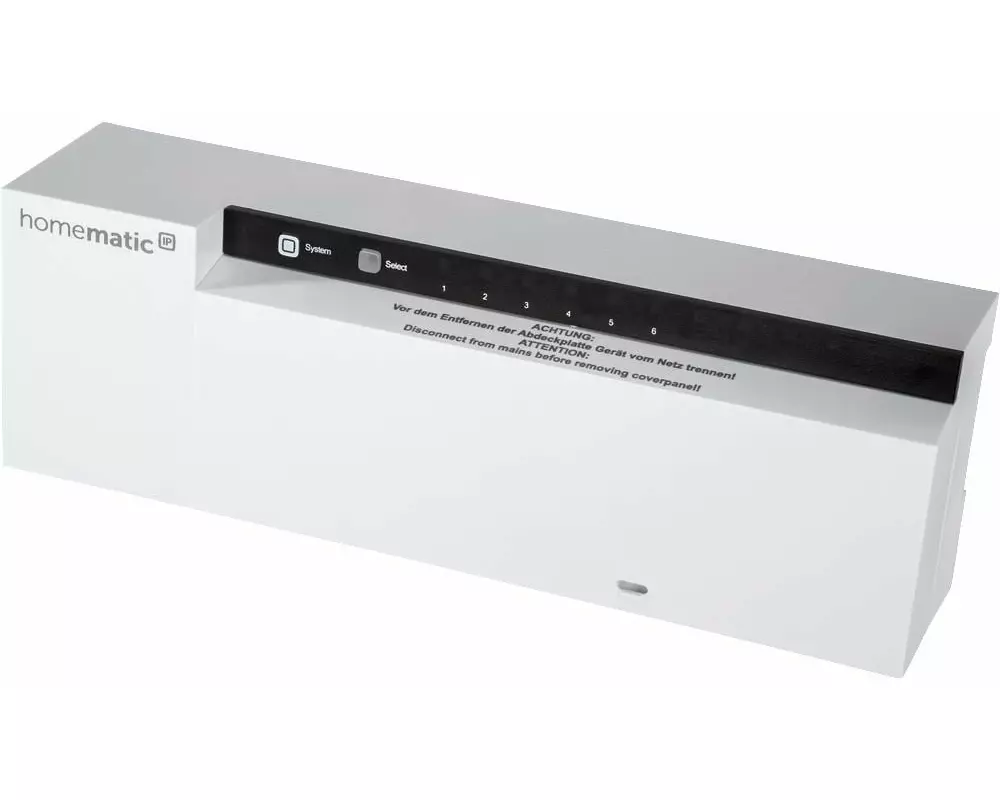 Homematic IP Smart Home Funk-Fussbodenheizungsaktor 24 V 6-fach