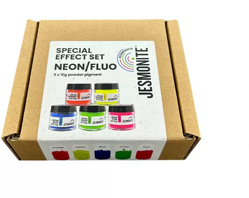 Jesmonite Farbpigmente Neon Pulver 5 x 10 g