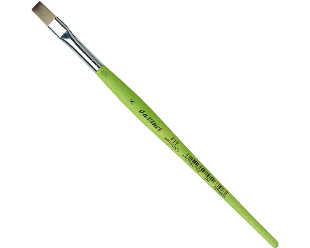 DA VINCI Flachpinsel Fit Synthetics VA-374_8 Grösse 8, Synthetik