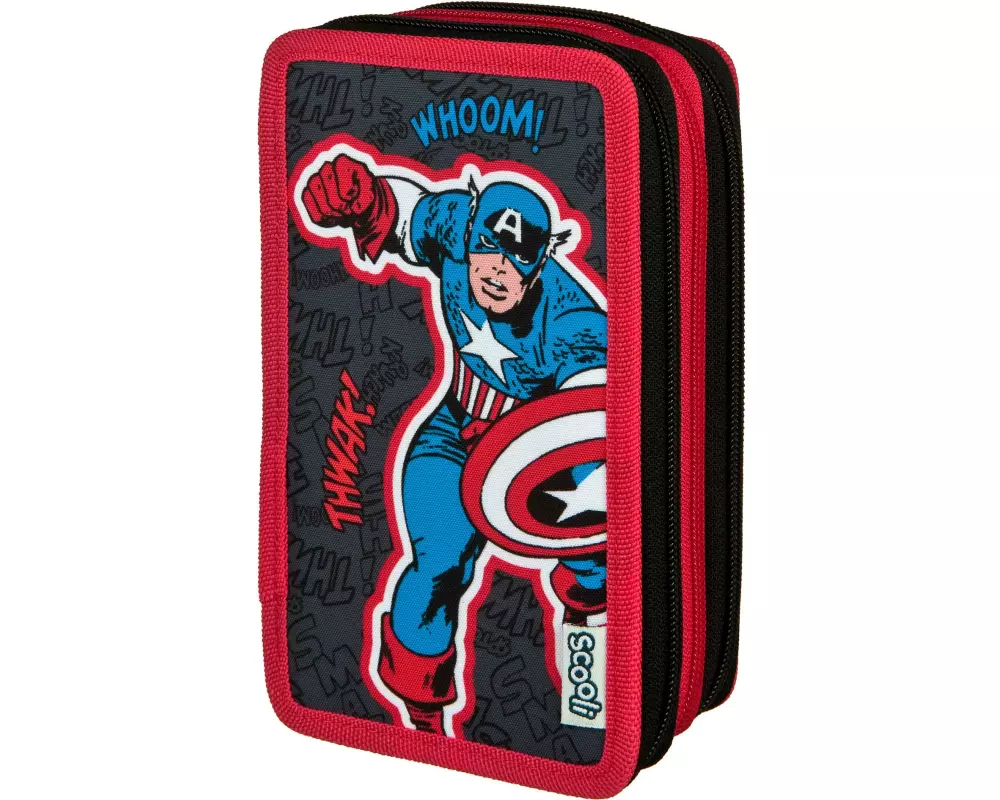Scooli Necessaire Tripledecker Avengers gefüllt