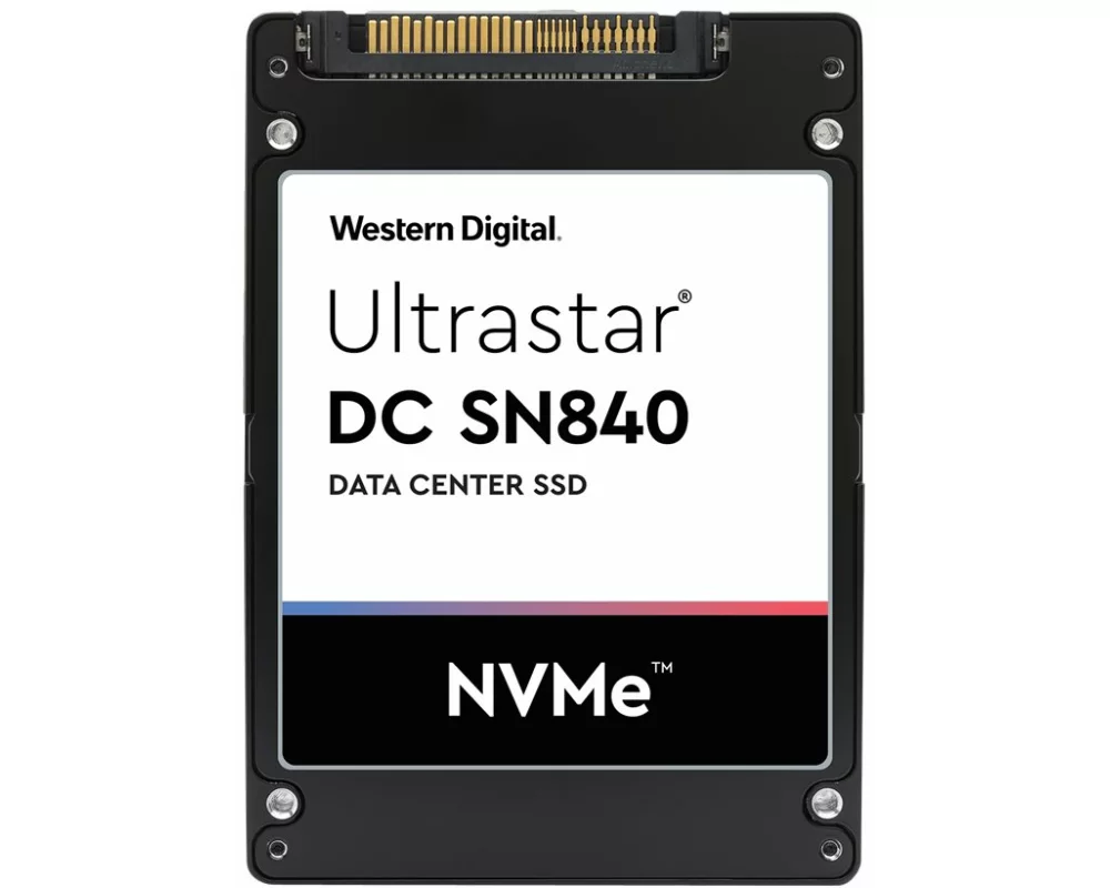Western Digital ULTRASTAR DC SN840 NVMe SSD 3200GB 2.5 inch 15.0MM PCIe TLC RI-3DW/D BICS4 ISE - WUS4C6432DSP3X3
