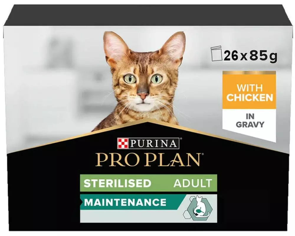 Purina Pro Plan Adult Sterilised Maintenance in Sauce mit Huhn 26 x 85 g