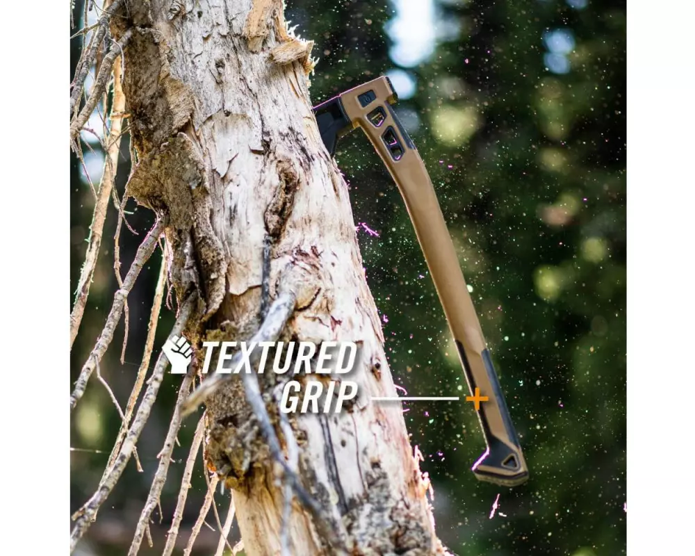 Gerber Survivalaxt BUSHCRAFT Coyote, Hammerkopf, Paracord