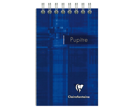 CLAIREFONTAINE Spiralblock 75x120mm 8556 liniert 60 Blatt