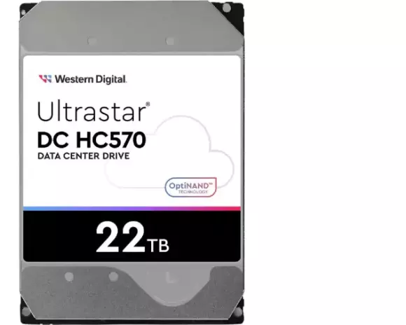 Western Digital Harddisk Ultrastar DC HC570 3.5" SATA 22 TB