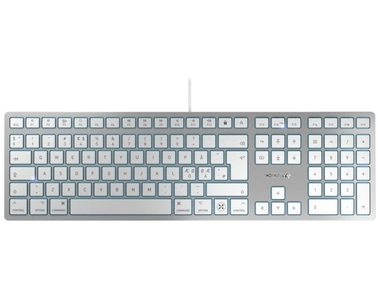 CHERRY KC 6000C FOR MAC. Keyboard style: Straight. Connectivity technology: Wired, Device interface: USB, Keyboard key switch: Scissor key switch, Keyboard layout: QWERTY. Cable length: 1.8 m. Recommended usage: Universal. Product colour: Silver