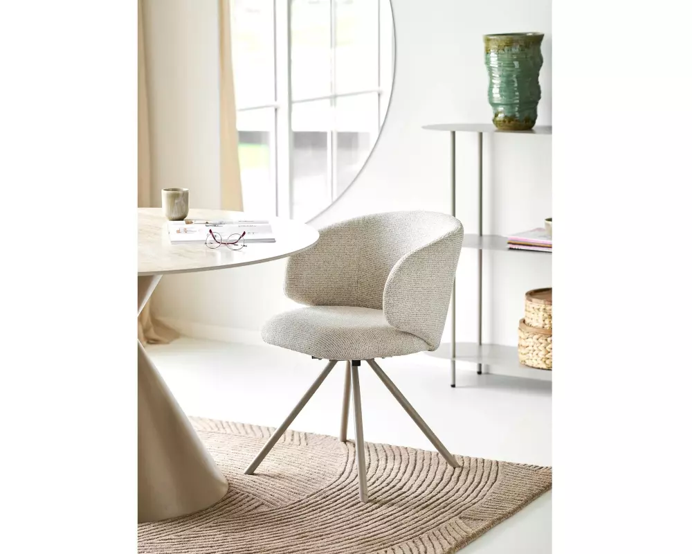 House Nordic Esszimmerstuhl Fulham, Sand, 2er Set