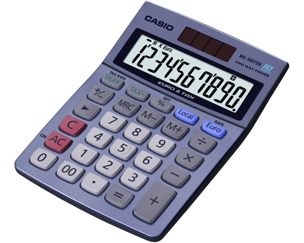 CASIO Tischrechner MS-100TER