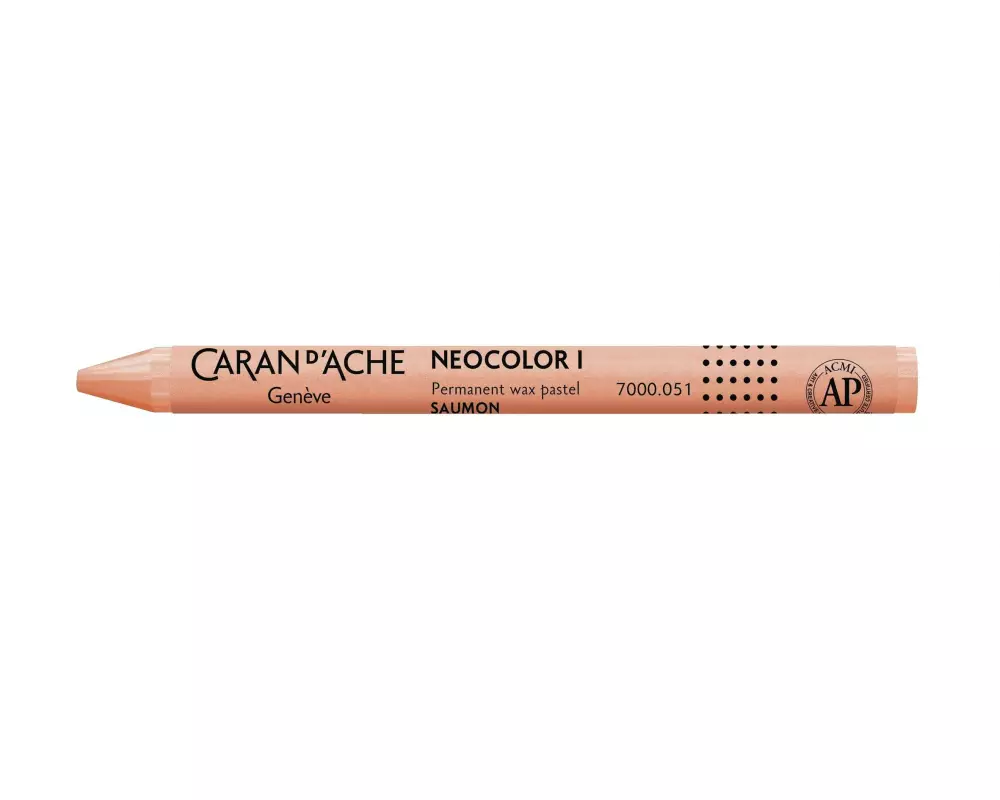 Caran d'Ache Wachsmalstifte Neocolor 1 wasserfest Lachsrot