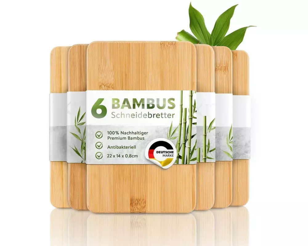Exitoso Schneidebretter aus Bambus 14 cm x 22 cm