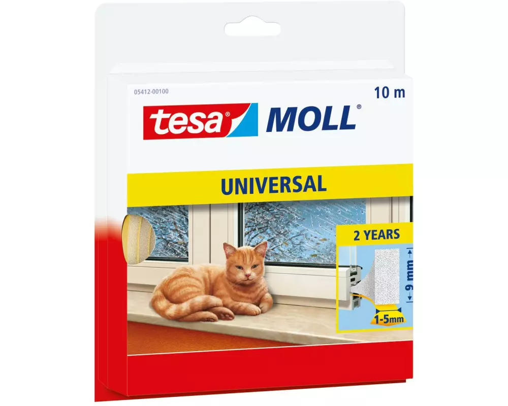 tesa Universal Schaumstoff 9 x 10, Weiss