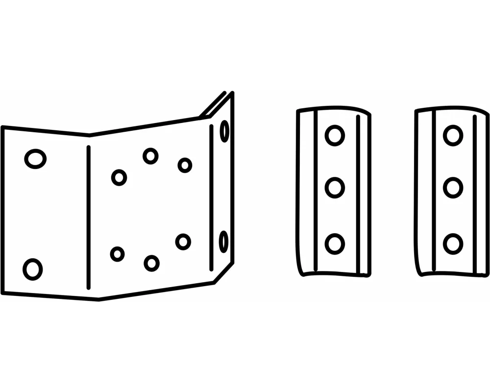 ERGOTRON T-slot bracket kit, Neo-Flex Mobile Workspace, interface bracket